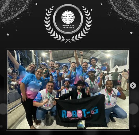 Registro do ROBOT-G no torneio em 2024